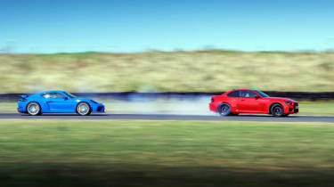 BMW M2 v Porsche Cayman GT4 v Alpine A110 R track